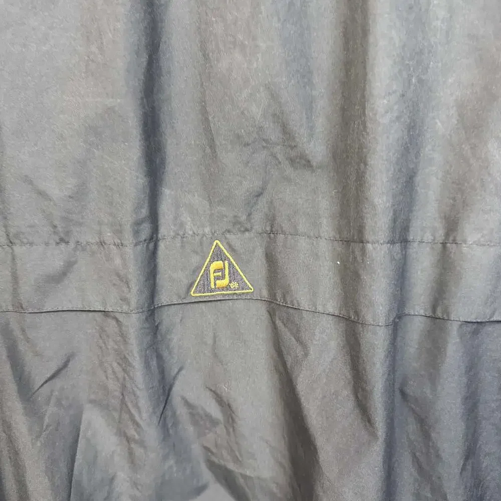 Footjoy Dryjoy Windbreaker Jacket Mens Large Black/Houndstooth - Picture 7 of 11